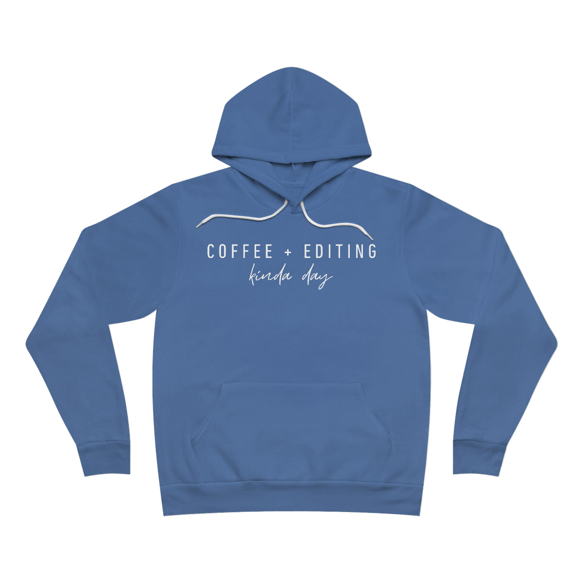 Coffee + Editing - Unisex Fleece Pullover Hoodie