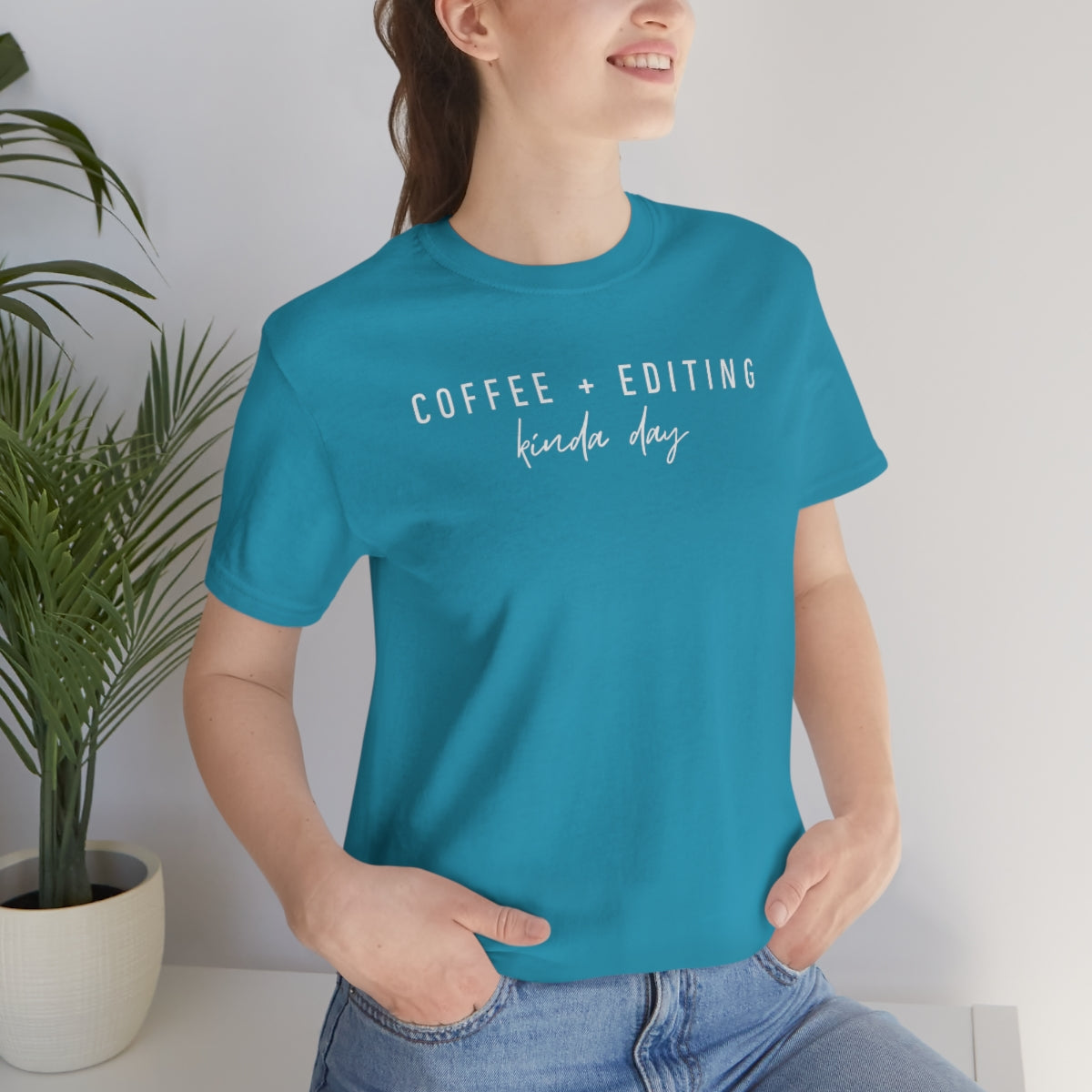 Coffee & Editing - Unisex Jersey Short Sleeve Tee