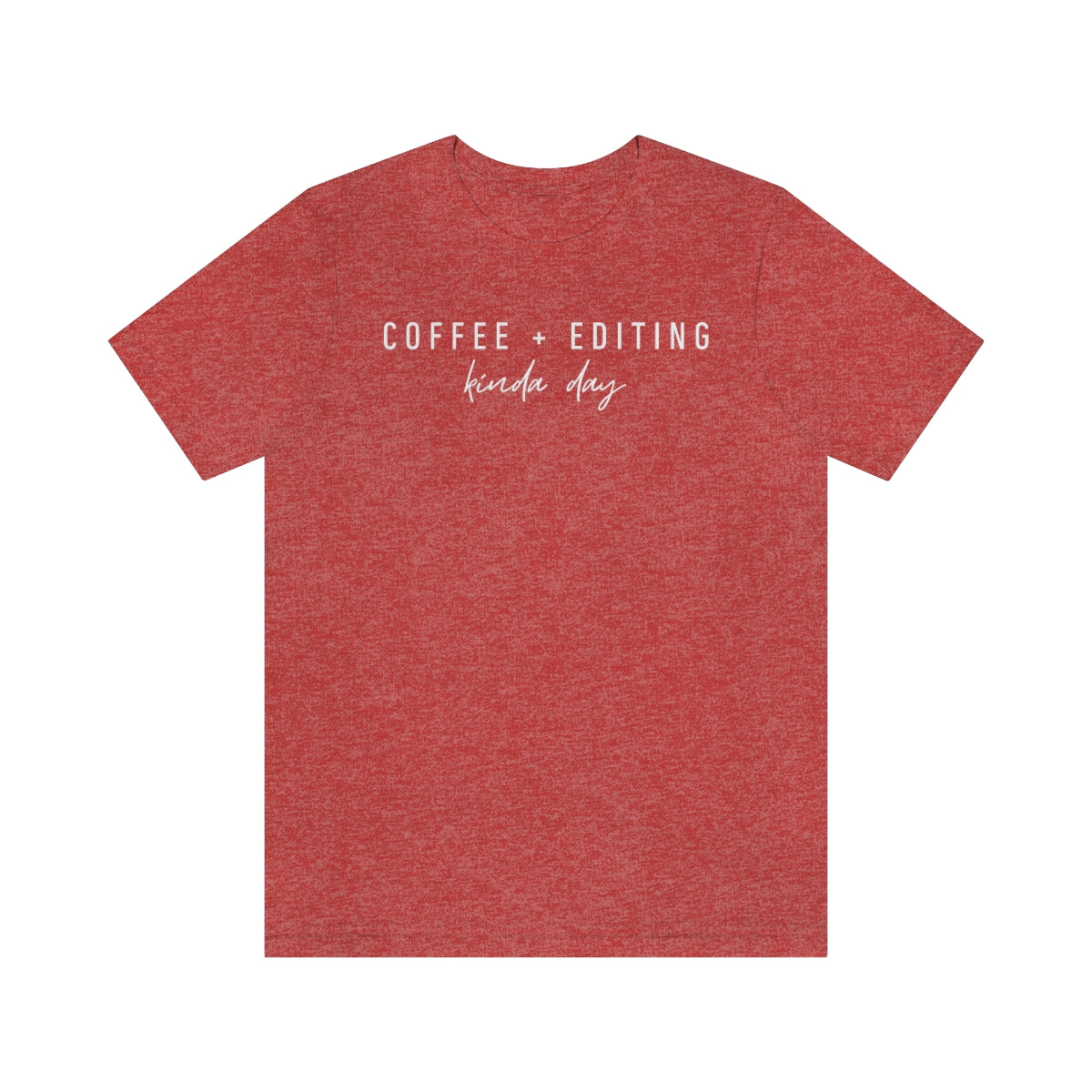 Coffee & Editing - Unisex Jersey Short Sleeve Tee