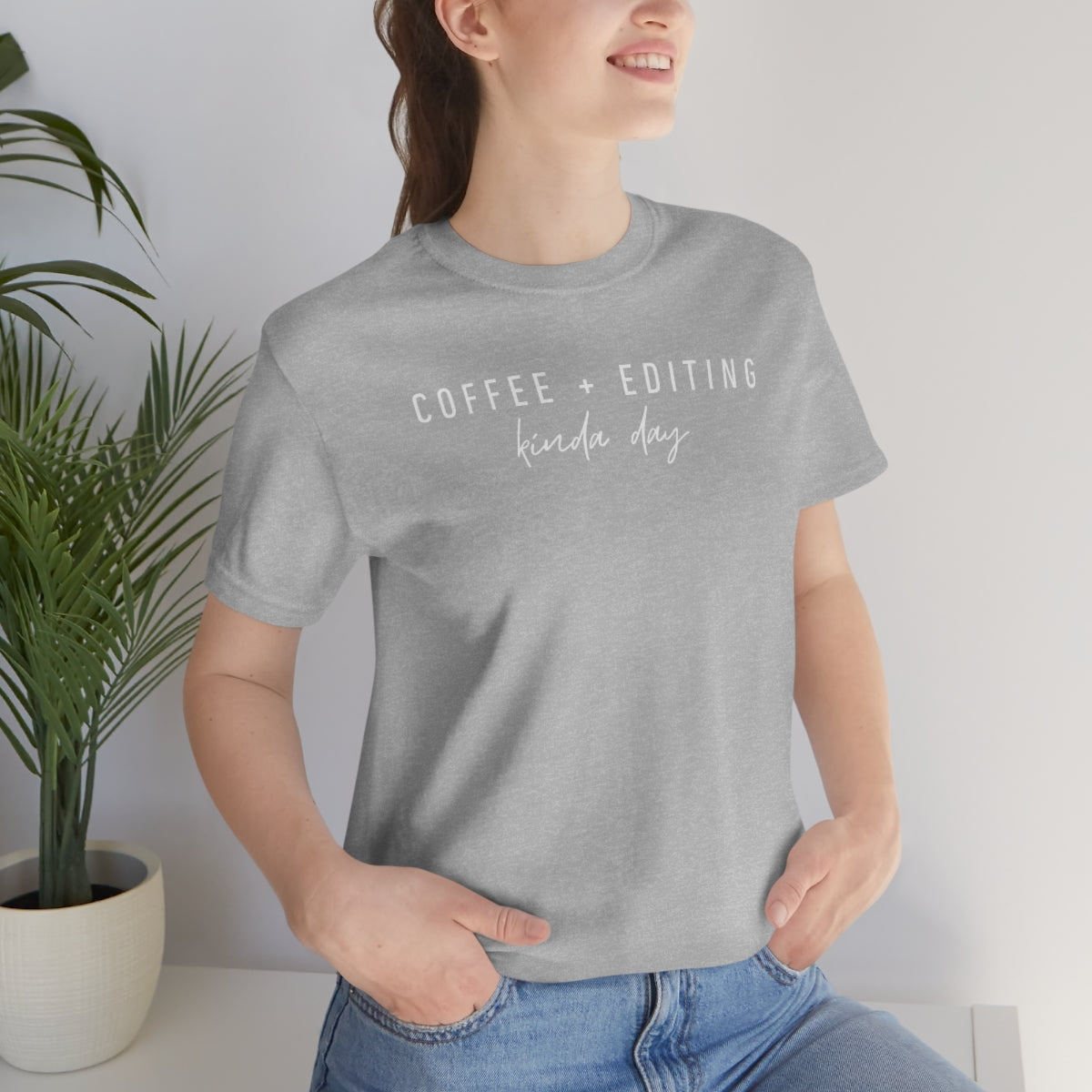 Coffee & Editing - Unisex Jersey Short Sleeve Tee