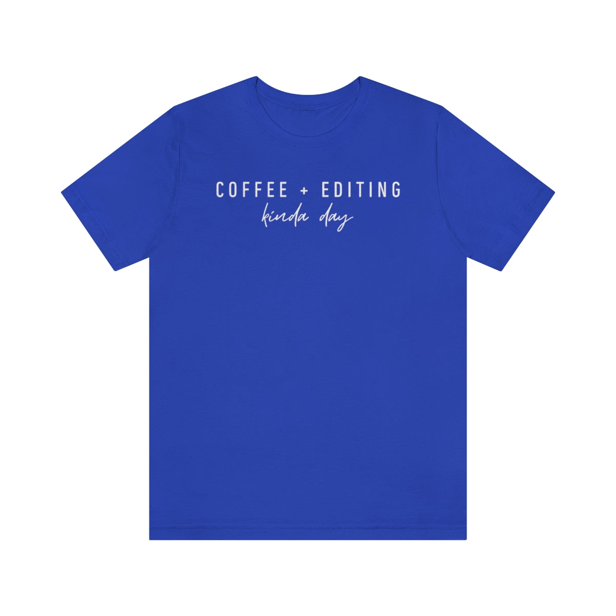 Coffee & Editing - Unisex Jersey Short Sleeve Tee