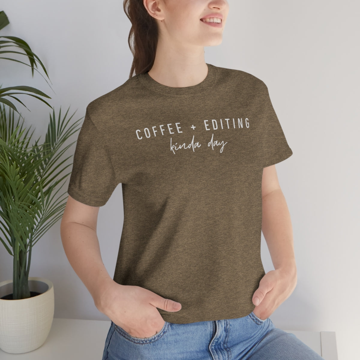 Coffee & Editing - Unisex Jersey Short Sleeve Tee