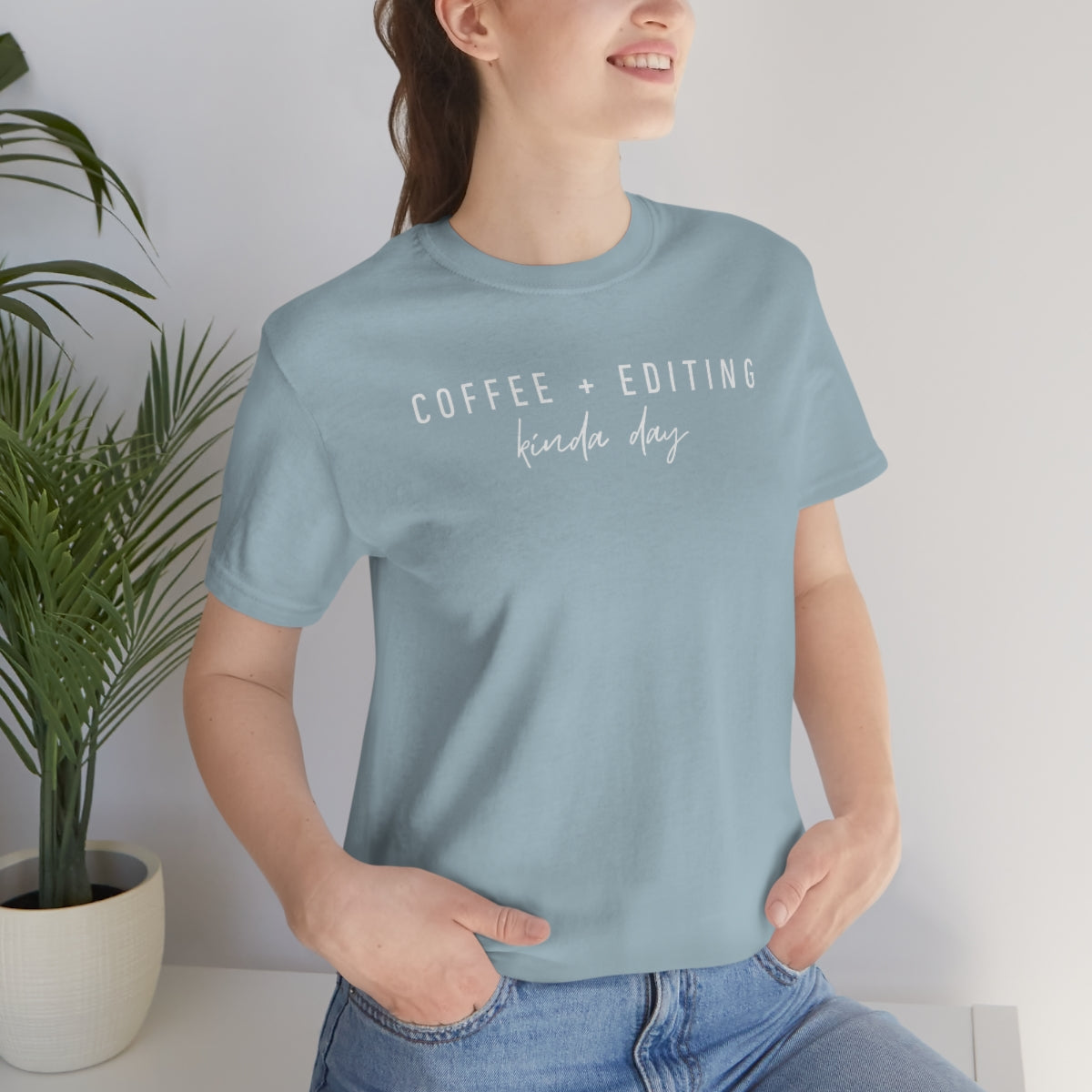 Coffee & Editing - Unisex Jersey Short Sleeve Tee