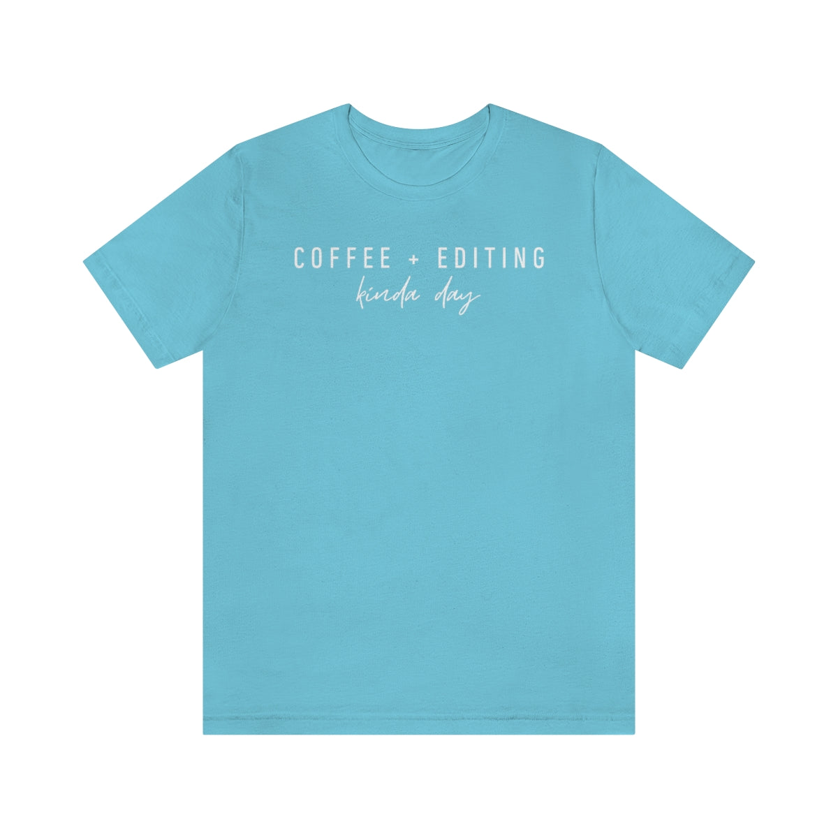 Coffee & Editing - Unisex Jersey Short Sleeve Tee