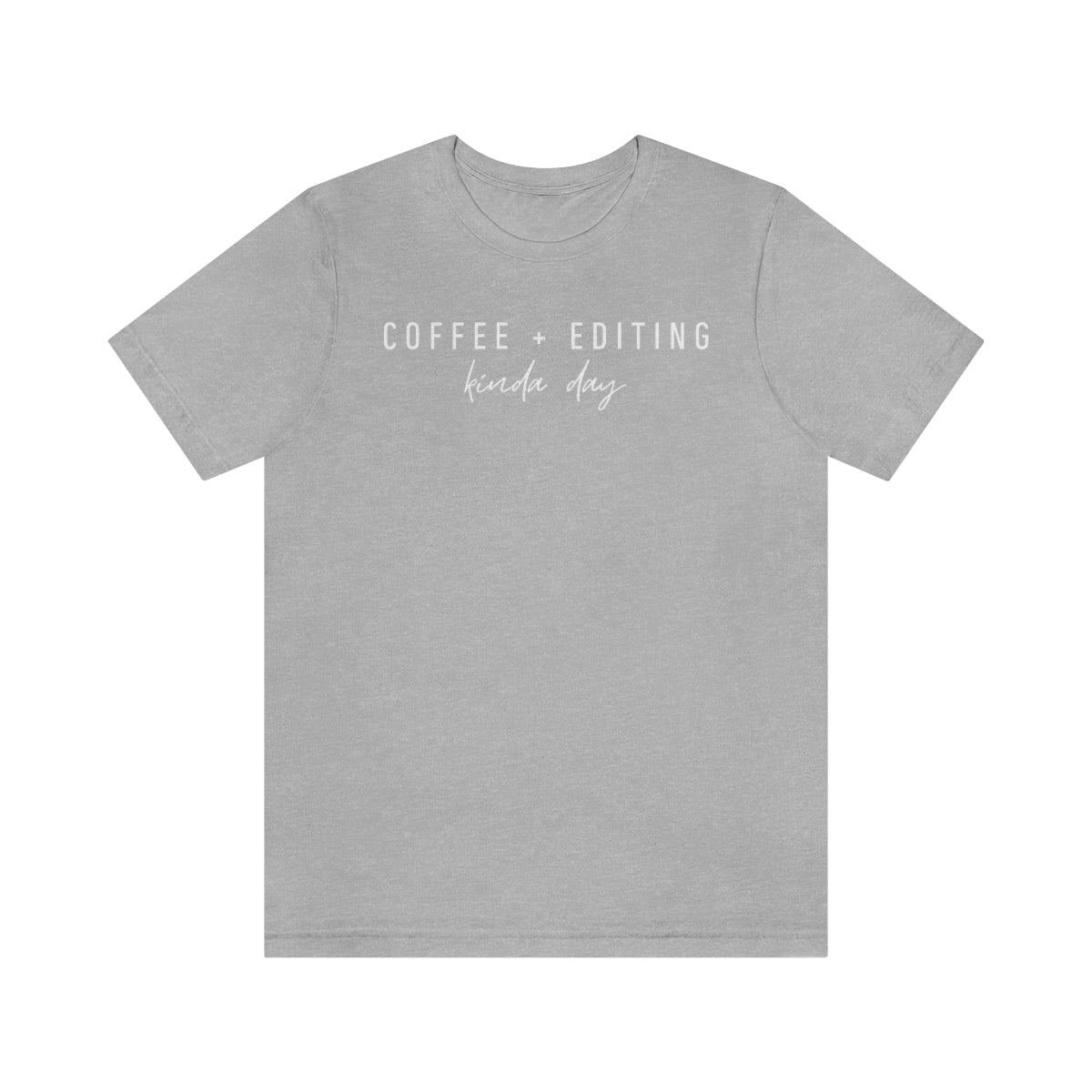 Coffee & Editing - Unisex Jersey Short Sleeve Tee