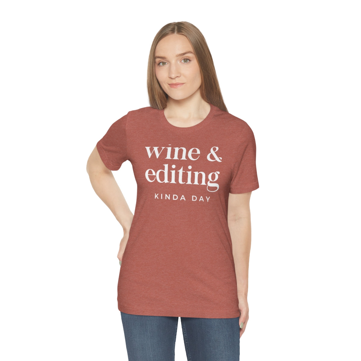 Wine & Editing - Unisex Jersey Short Sleeve Tee