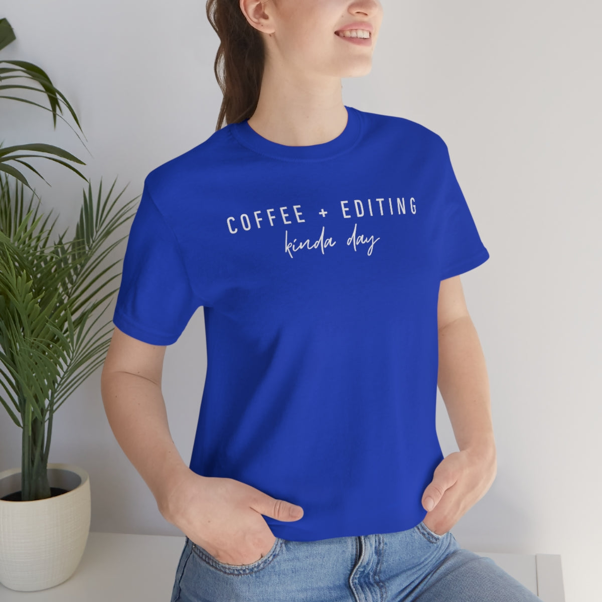 Coffee & Editing - Unisex Jersey Short Sleeve Tee