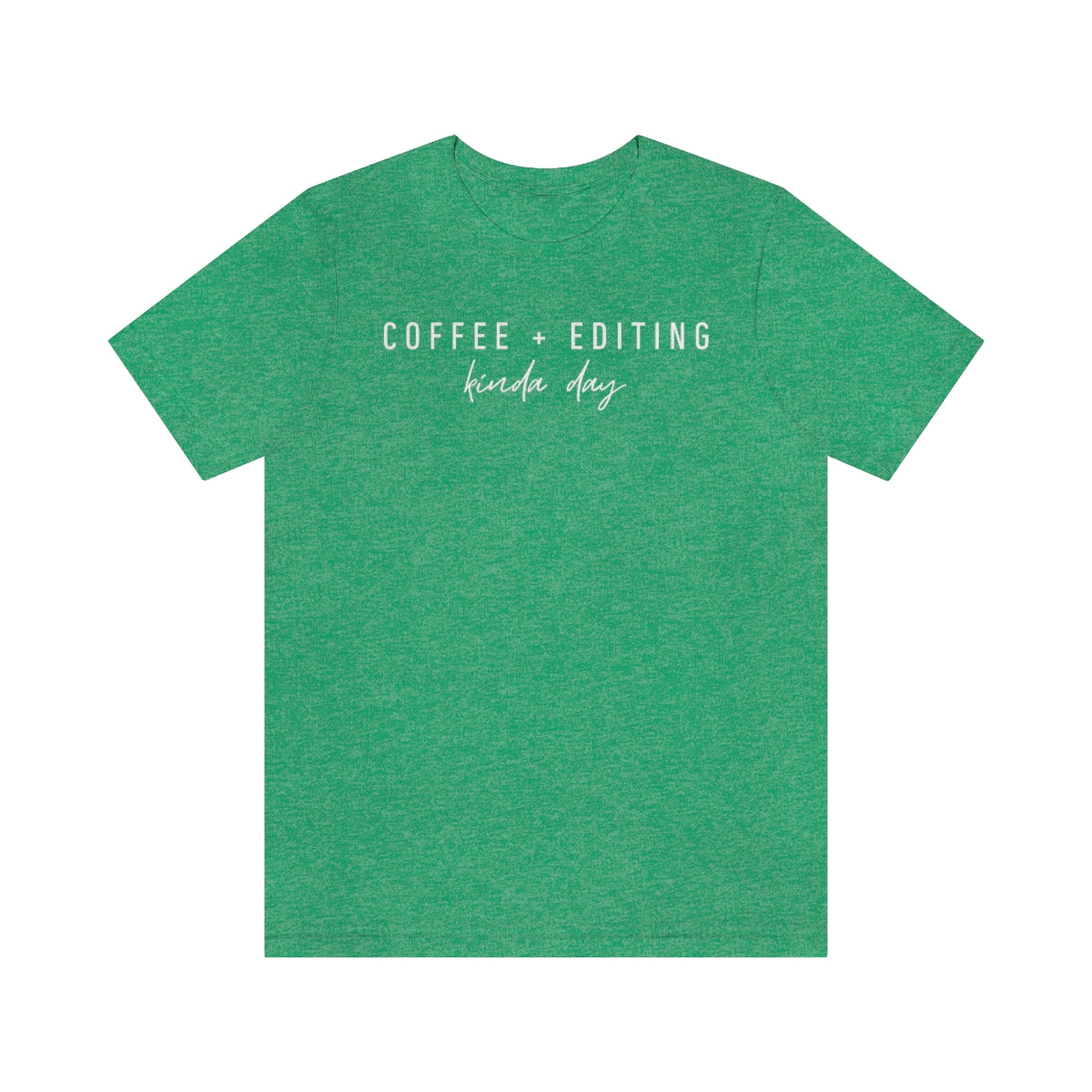 Coffee & Editing - Unisex Jersey Short Sleeve Tee