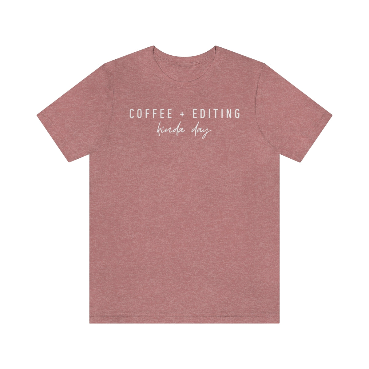 Coffee & Editing - Unisex Jersey Short Sleeve Tee